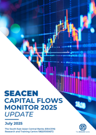 COVER PAGE WITH THE TEXT SEACEN CAPITAL FLOWS MONITOR 2025 UPDATE